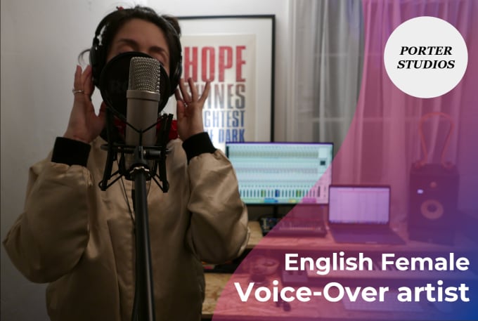 Bestseller - professionally record a female british voiceover for adverts