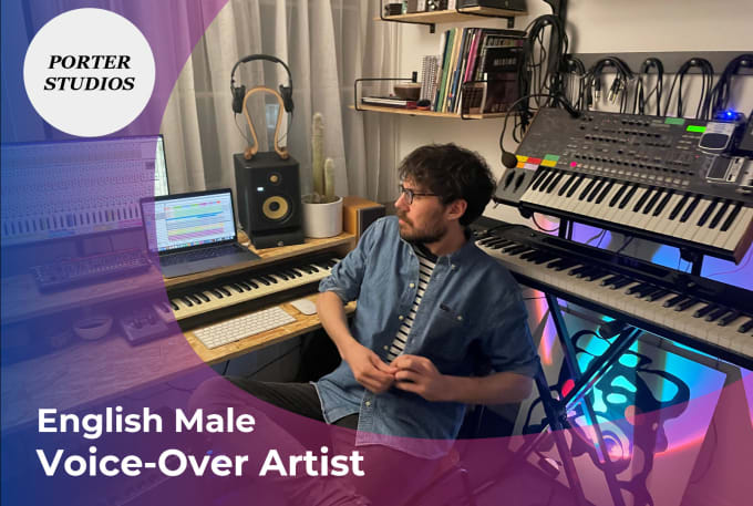 Gig Preview - Professionally record a male british voiceover