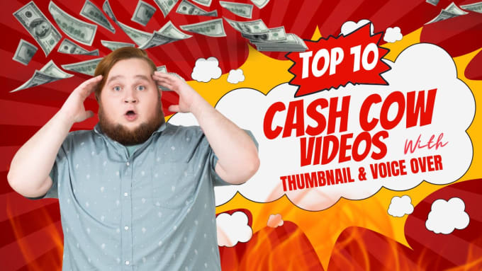 Gig Preview - Create faceless top 10 youtube automation and cash cow videos