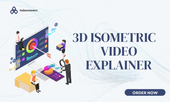 Gig Preview - Make an high quality 3d isometric video explainer 3d isometric animation video