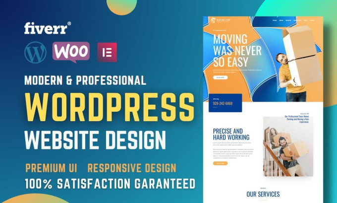 Gig Preview - Design or redesign your wordpress business website