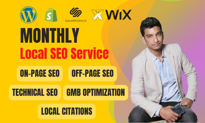 Gig Preview - Do monthly local SEO service for website and gmb ranking