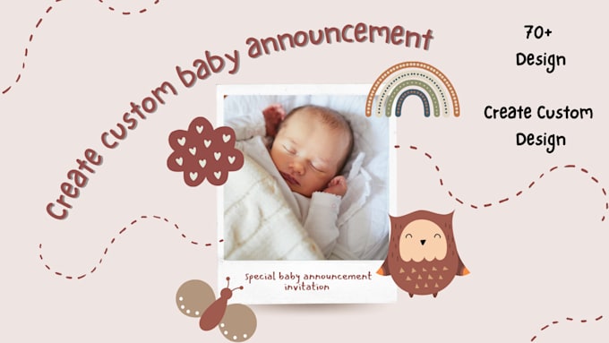 Gig Preview - Create a special baby announcement invitation