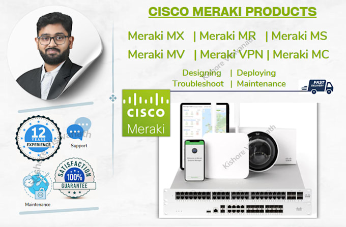 Gig Preview - Plan, design and implement cisco meraki network