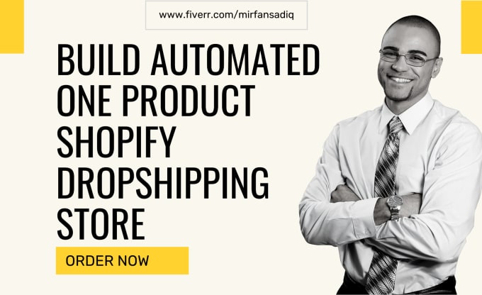 Gig Preview - Create one product shopify dropshipping store build ecommerce website design