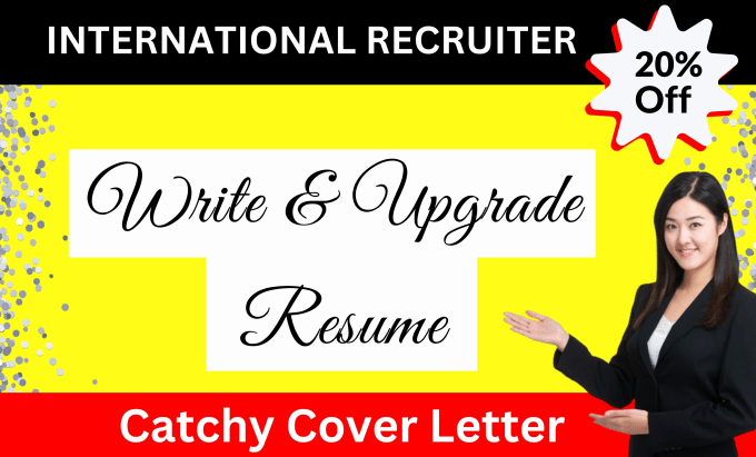 Gig Preview - Write and upgrade your resume and cover letter