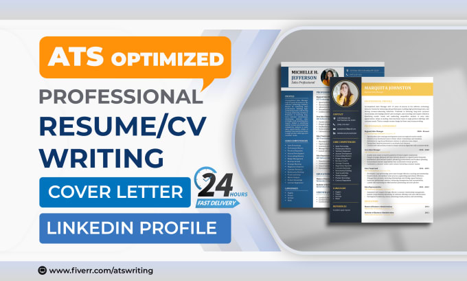 Gig Preview - Provide professional resume writing and cover letter writing service