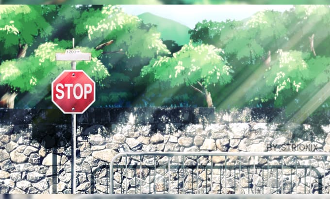 Gig Preview - Aesthetic anime background artworks for visual novel