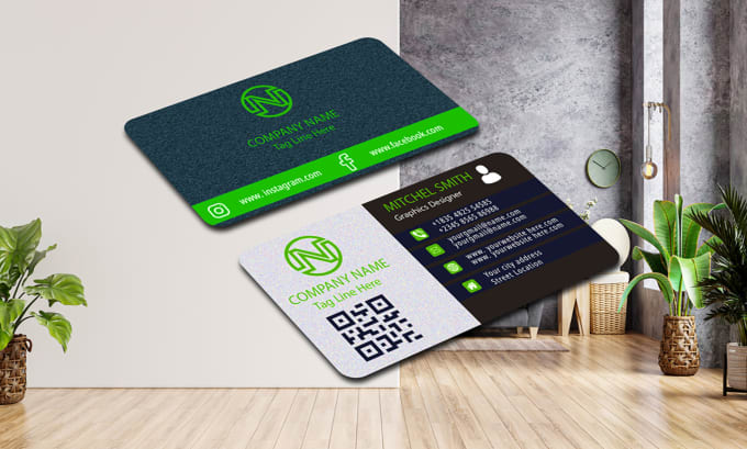 Gig Preview - Modern professional amazing business card design