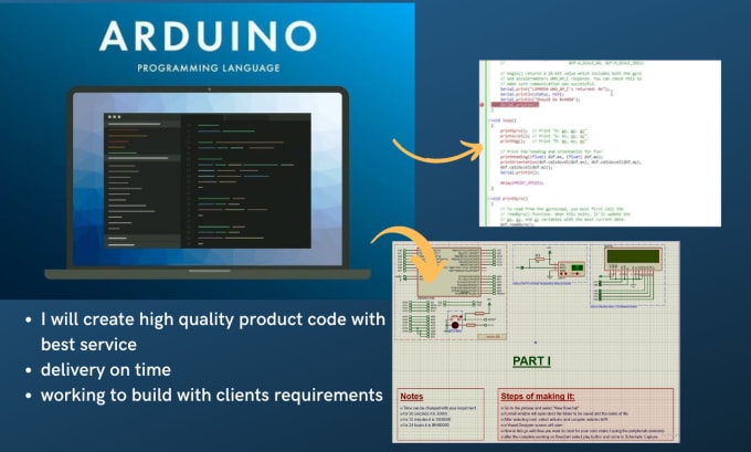 Gig Preview - Do coding of arduino and for arduino embedded devices