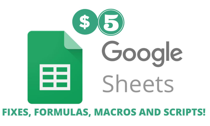 Gig Preview - Create custom google spreadsheets, fix formulas and more