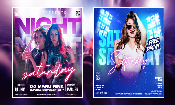 Gig Preview - Design a concert, dj, hip hop, nightclub, birthday, event or party flyer