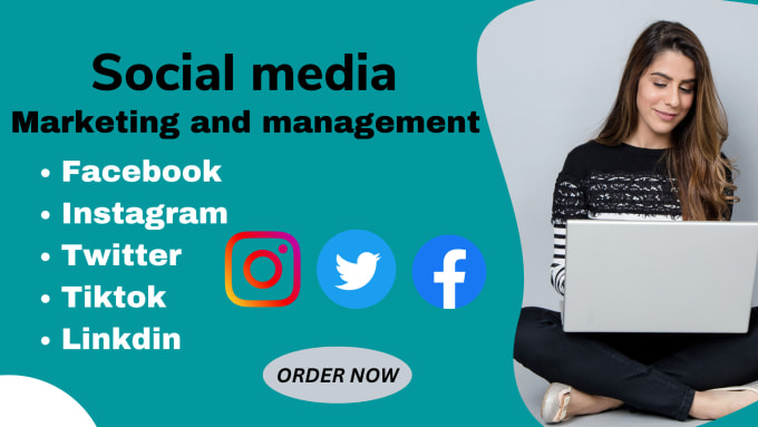 Gig Preview - Be your professional social media marketing manager and content creator