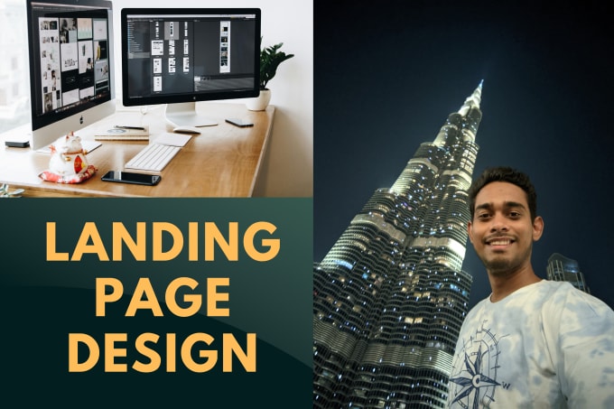 Gig Preview - Design a creative landing page or website