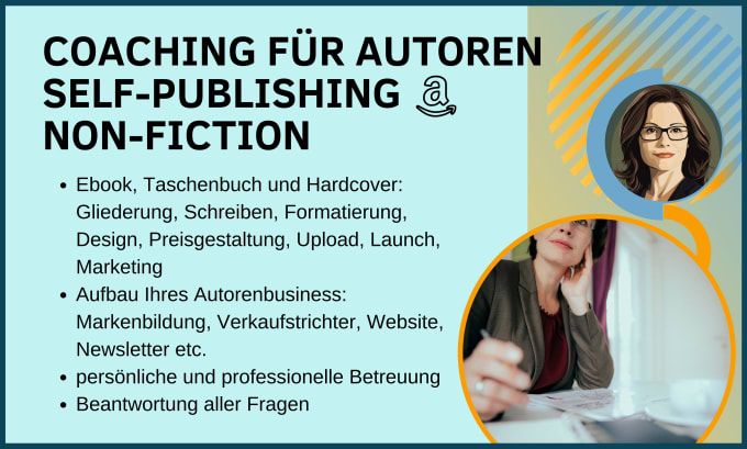 Gig Preview - Autoren und schreib coaching für nonfiction selfpublisher