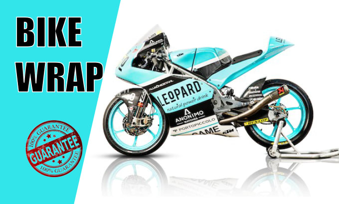 Gig Preview - Do custom racing motorcycle, bike wrap, jet ski wrap