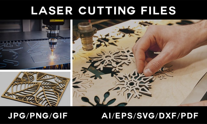 Gig Preview - Create vector ai, eps, svg, and dxf files for laser cutting