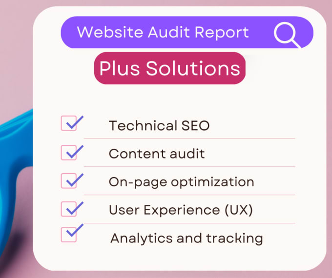 Gig Preview - Provide expert SEO website audit reports their solutions