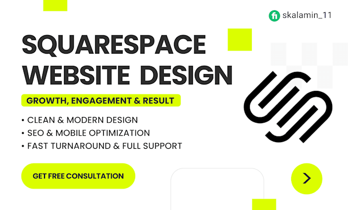 Gig Preview - Do ultrafast squarespace website design and landing page