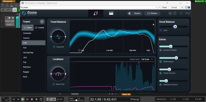 Gig Preview - Master your song using ozone 11 in 48 hours