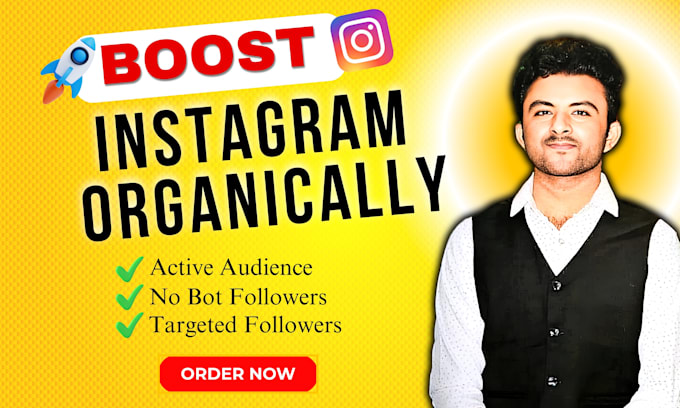 Gig Preview - Do super fast organic instagram growth