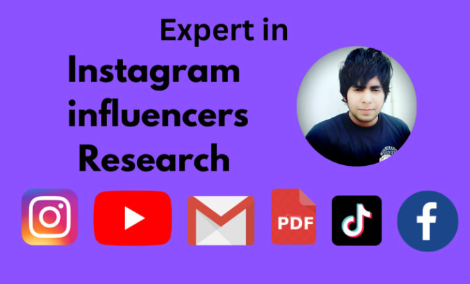 Gig Preview - Find best instagarm influencer for your brand