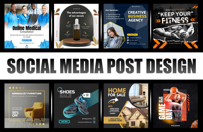 Gig Preview - Do modern and stylish social media design, banner