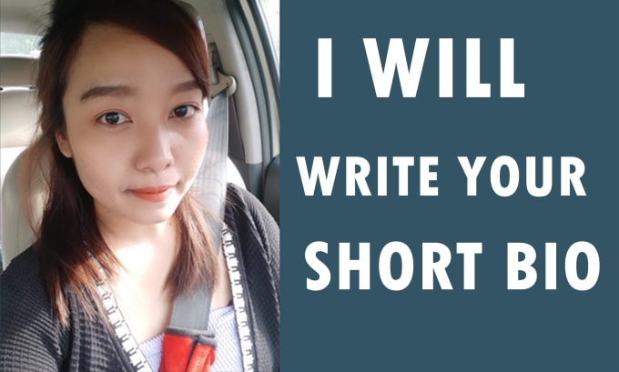 Bestseller - write a short bio for you