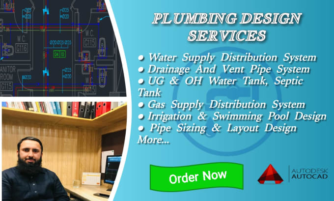 Gig Preview - Design plumbing drainage layout with details