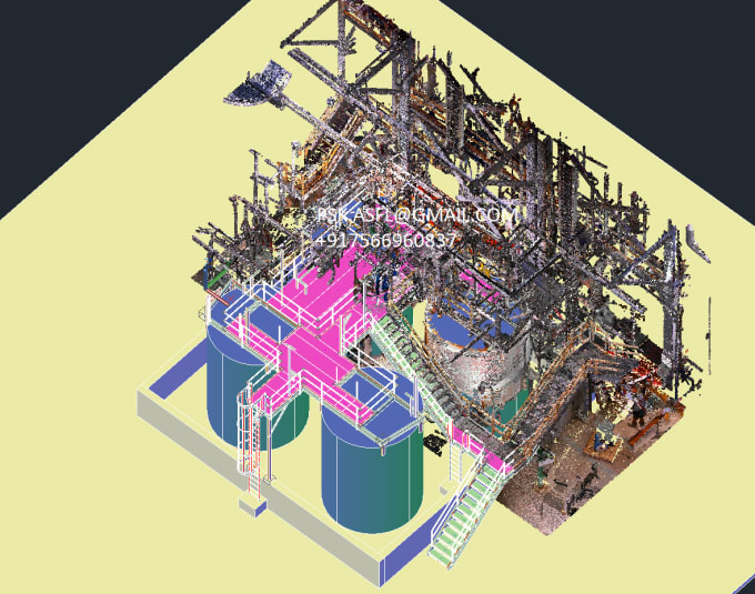 Gig Preview - Create point cloud to bim, 3d models, and arrangement drawings