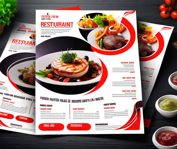 Gig Preview - Design restaurant flyer, restaurant menu, birthday flyer, fitness and gym flyer