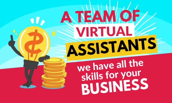 Gig Preview - Provide a team of virtual assistants