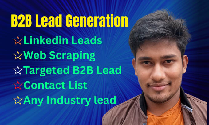 Gig Preview - Do b2b lead generation, linkedin leads, and targeted lead gen