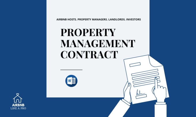 Gig Preview - Create a property management contract