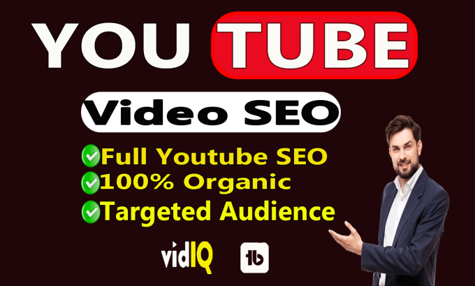 Gig Preview - Optimize your youtube video SEO and organic promotion