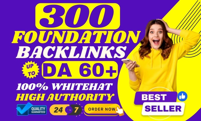 Gig Preview - Build 300 high trust authority foundation manual backlinks