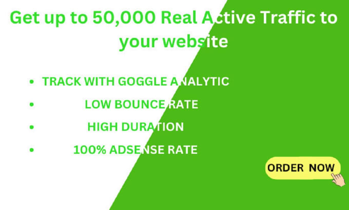 Gig Preview - Do real organic website traffic, rank website for your site