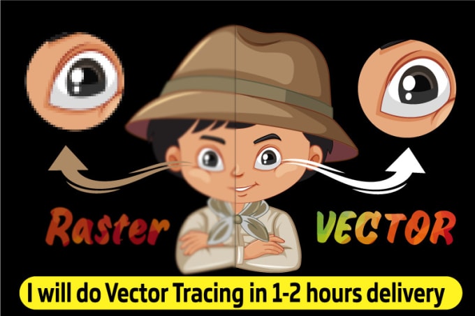 Bestseller - do vector tracing, vectorize image, convert logo to vector any font quickly