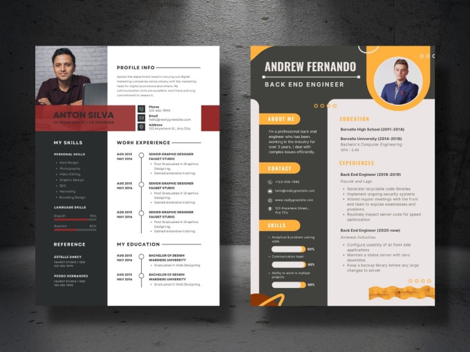 Gig Preview - Create 10 amazing professional resume in 2 hours