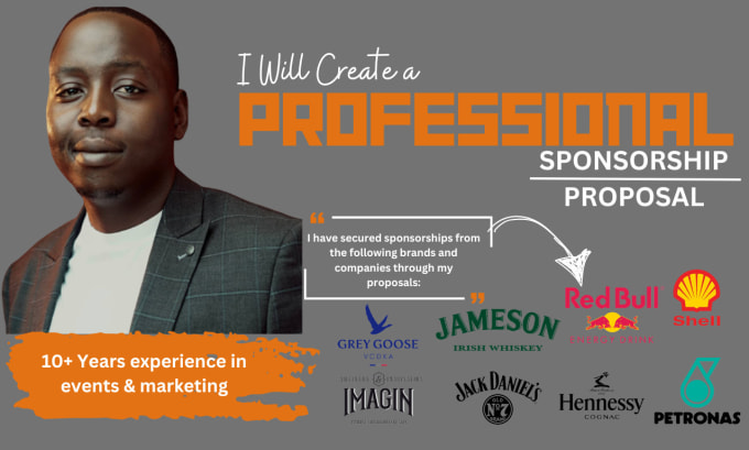 Gig Preview - Create a brand sponsorship or event marketing proposal