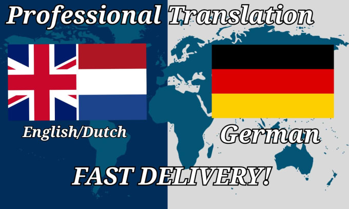 Gig Preview - Translate german to dutch and dutch to german