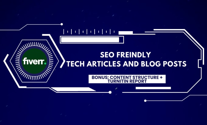 Gig Preview - Write SEO friendly tech articles, blog post and technology content