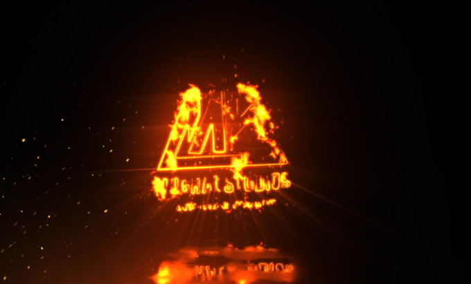 Gig Preview - Create a 3d epic fire reveal logo animation