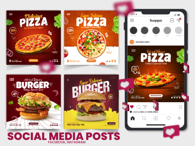 Gig Preview - Design promotional social media posts, banners, covers and thumbnails