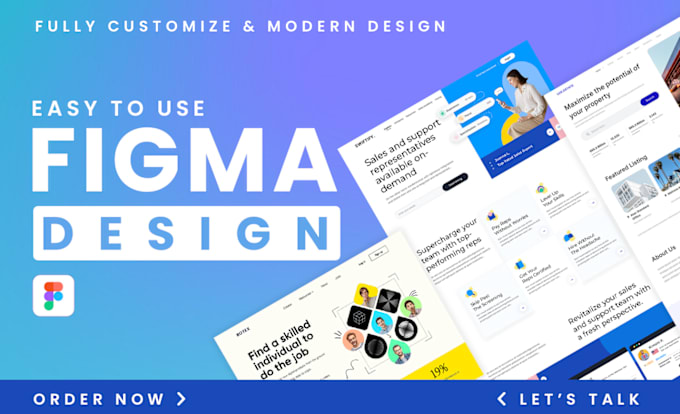 Gig Preview - Do website ui design, figma website design, figma design website, figma website