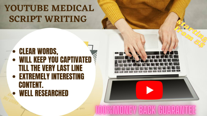 Gig Preview - Deliver outstanding youtube medical script writing