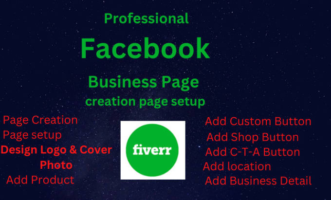 Gig Preview - Set up professional facebook business page