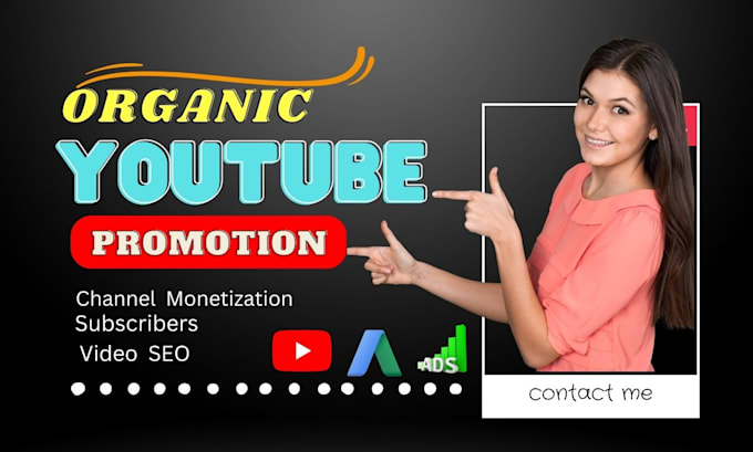 Gig Preview - Do super fast organic youtube promotion with  google ads specialist