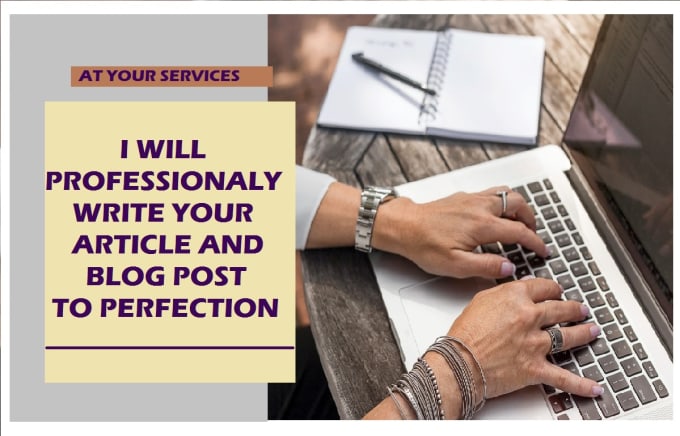 Gig Preview - Professionally write, copy edit or rewrite your article and blog post