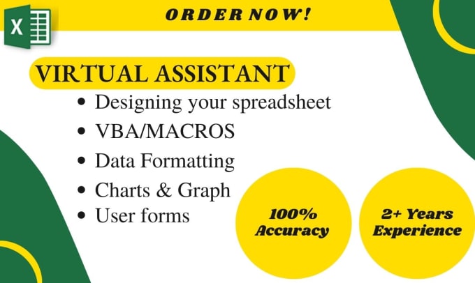 Gig Preview - Do any excel vba, excel macros, formulas in microsoft excel